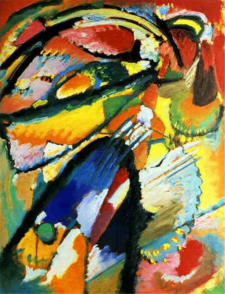 Angel of the Last Judgment 1911 Wassily Kandinsky Oil Painting